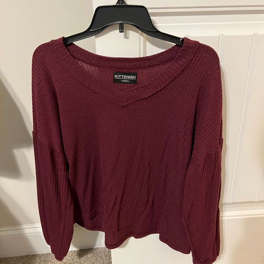 Kittenish waffle shirt